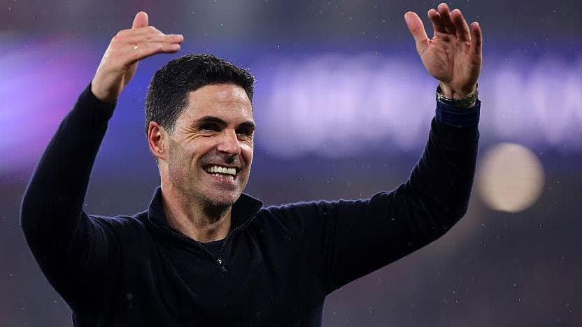 Arteta urges Arsenal to stay present as title race tightens
