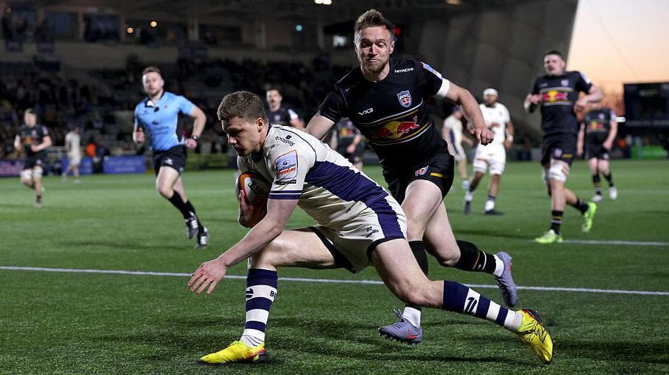 Bristol Bears score eight tries to leap into Premiership top four