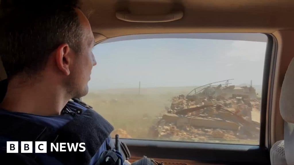BBC gains rare access to Lebanon’s Israeli-occupied border zone