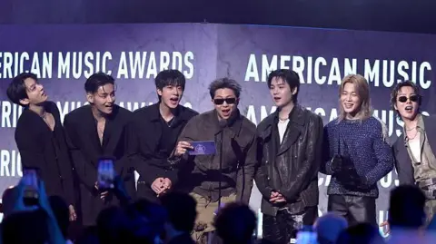 BTS wins artist of the year at 2026 American Music Awards