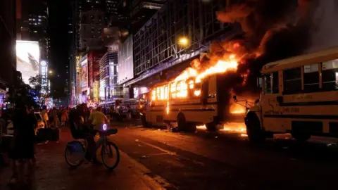 Knicks win first NBA title since 1973, celebrations turn violent in Manhattan