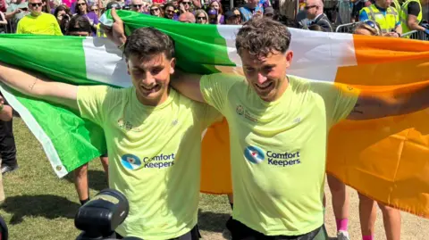 Adams brothers finish 33 marathons in 33 days for dementia research