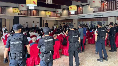 Chinese police detain church members during Sunday worship raid