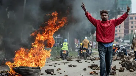 Kenya roads empty as transport strike protests fuel price hike