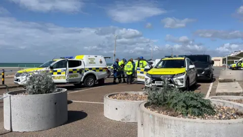 Three women recovered from sea off Brighton beach, police investigate