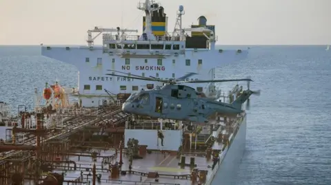 UK seizes Russian shadow-fleet tanker, detains man over sanctions offences