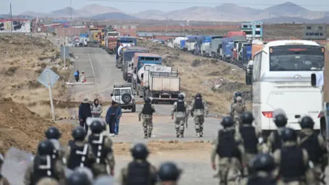 Bolivia protests intensify as security forces clash with highway blockades