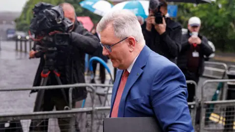 Former DUP leader Sir Jeffrey Donaldson begins defence in sex abuse trial