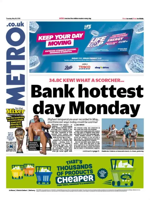 UK bakes in record May heat as Peter Murrell admits embezzlement