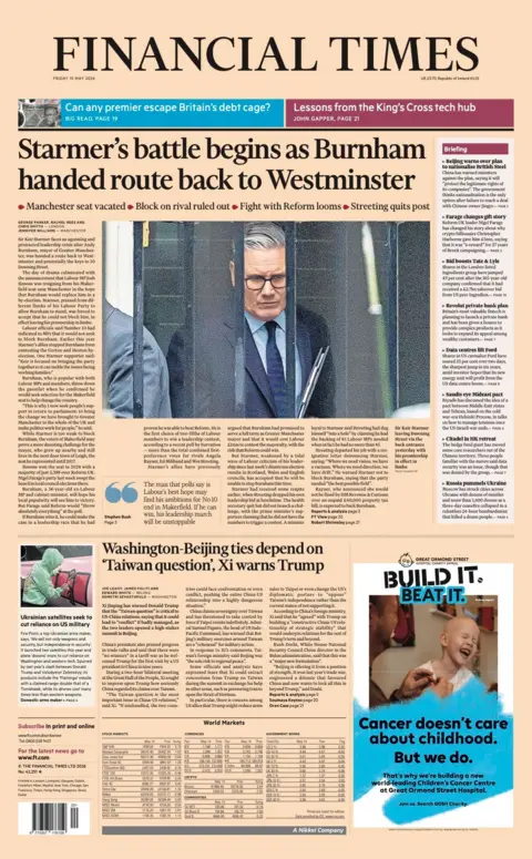 Starmer faces leadership crisis as Burnham eyes Westminster return