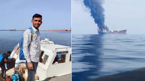 Missile strikes tanker in Strait of Hormuz, killing two Indian crew