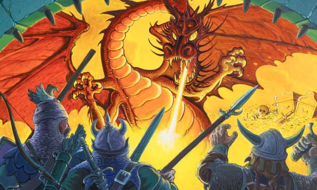 Rare AD&D Coloring Album Cover Painting Heads to Auction in April