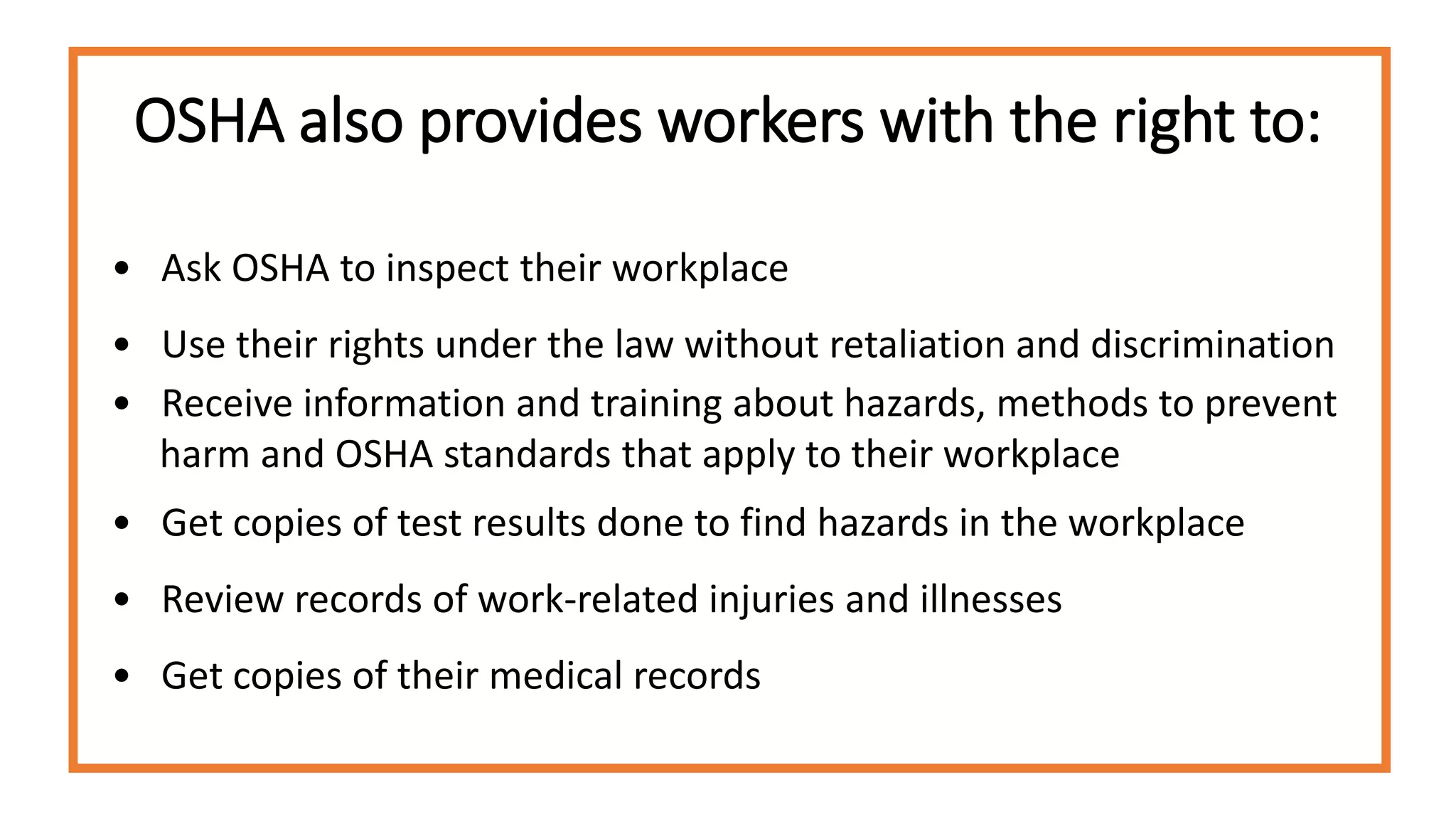 OSHA reminds Big Lots workers they can report hazards without retaliation