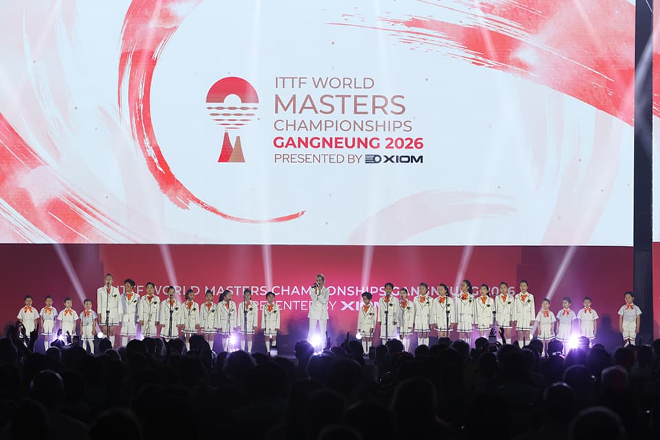 ITTF World Masters opens in Gangneung with 3,000 players