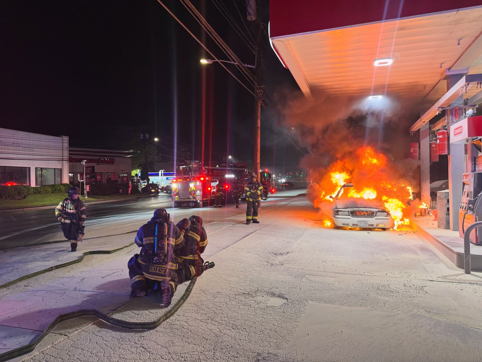 Two vehicle fires reported in Suffolk County, no injuries