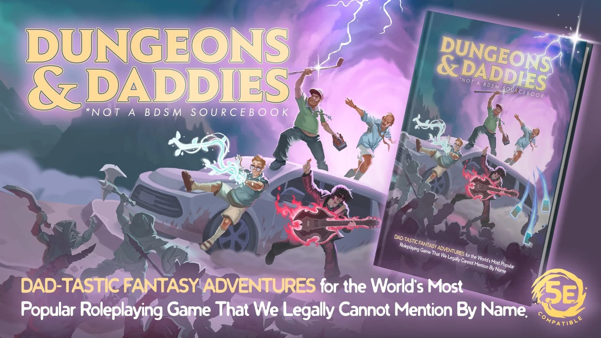 Dungeons and Daddies gets official 300-page fifth edition sourcebook