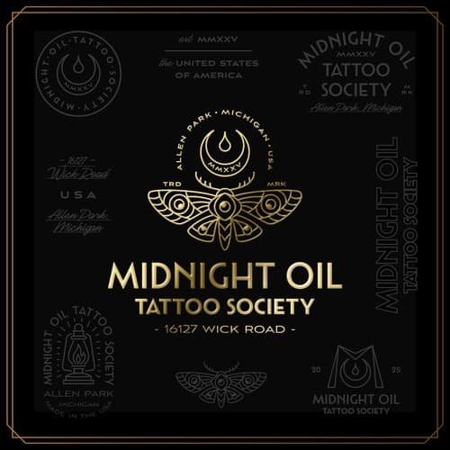 Hamster and Hammer Blends Art Deco Style With Geometric Tattoo Branding