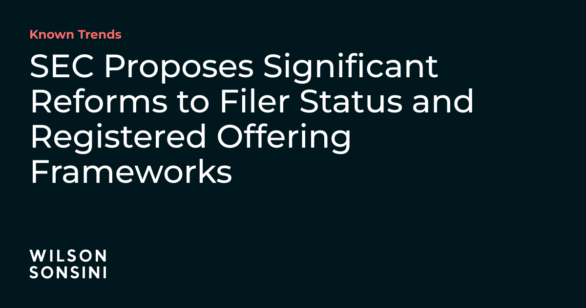 SEC proposes sweeping offering reforms, expands public-company flexibility