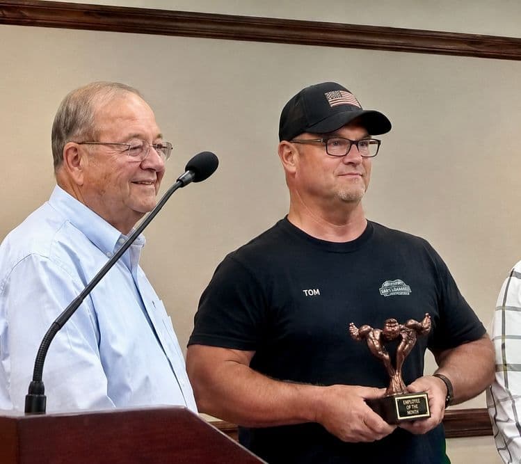 Jasper honors longtime safety committee member Mark Pierce