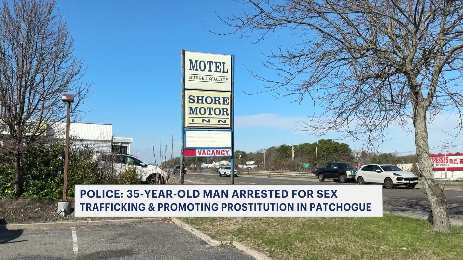 Woman escapes Patchogue motel, prompting Suffolk sex-trafficking arrest