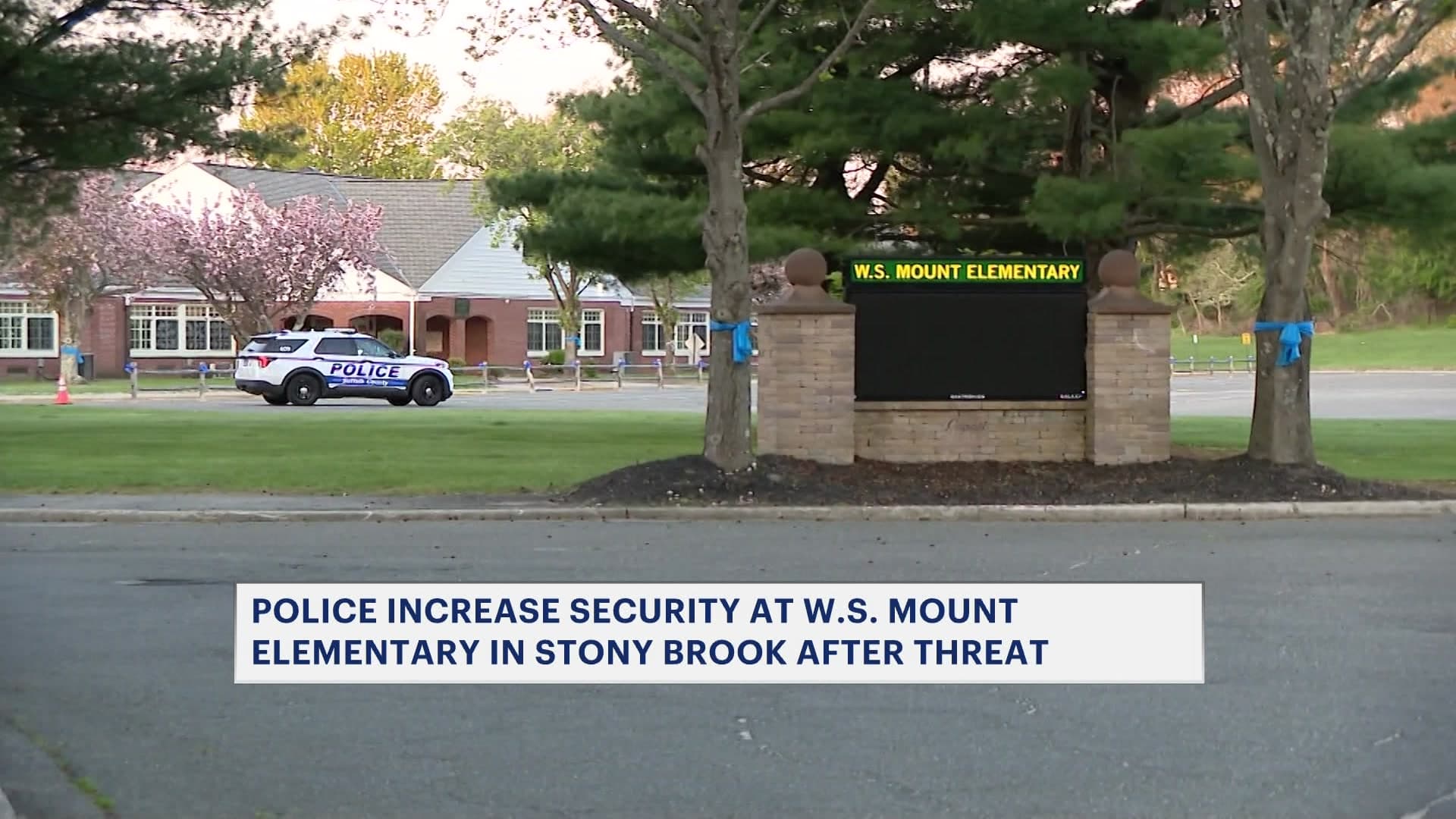 Suffolk County police increase patrols at Stony Brook elementary school after threat report