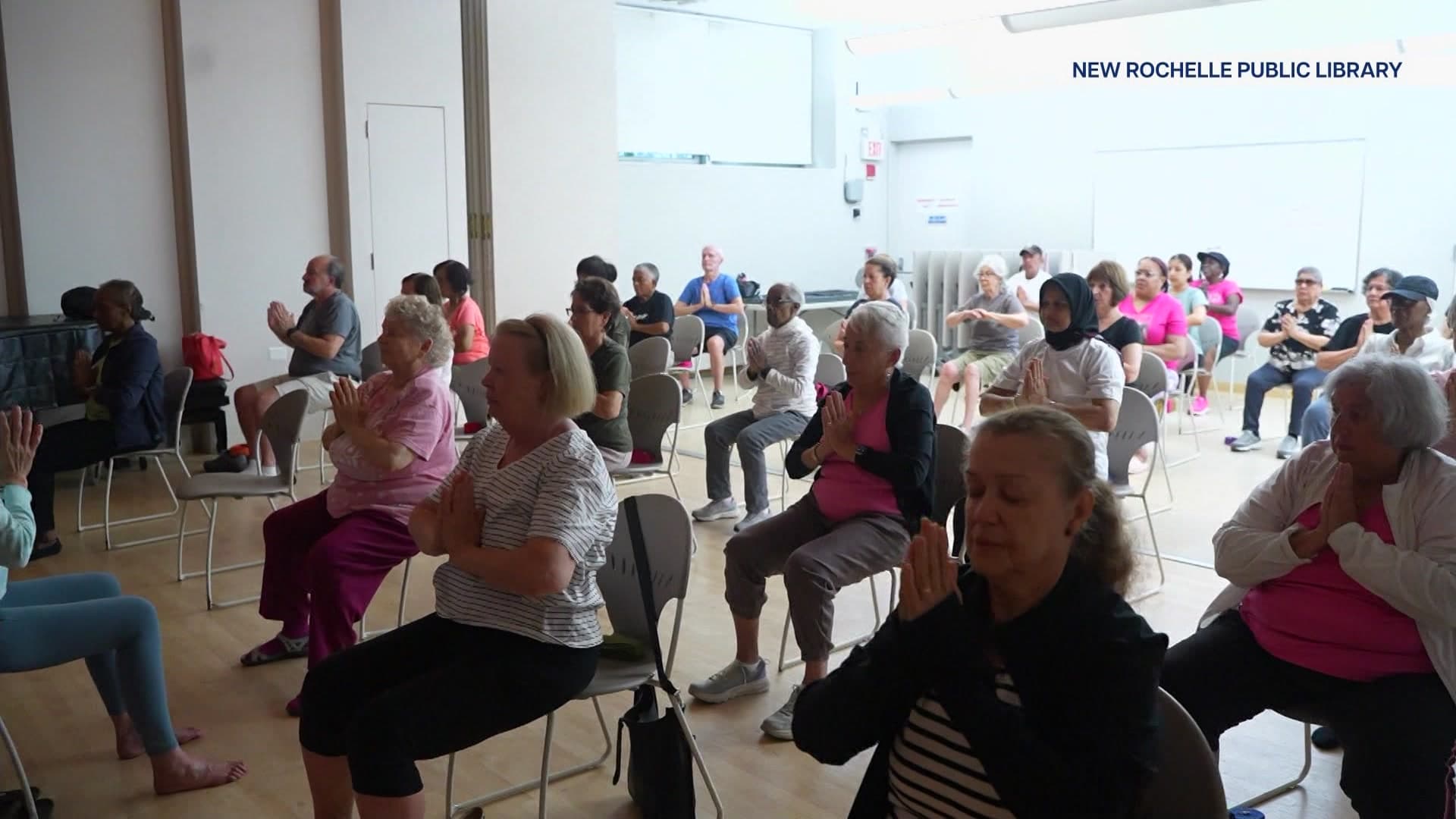New Rochelle library offers free chair yoga for all abilities