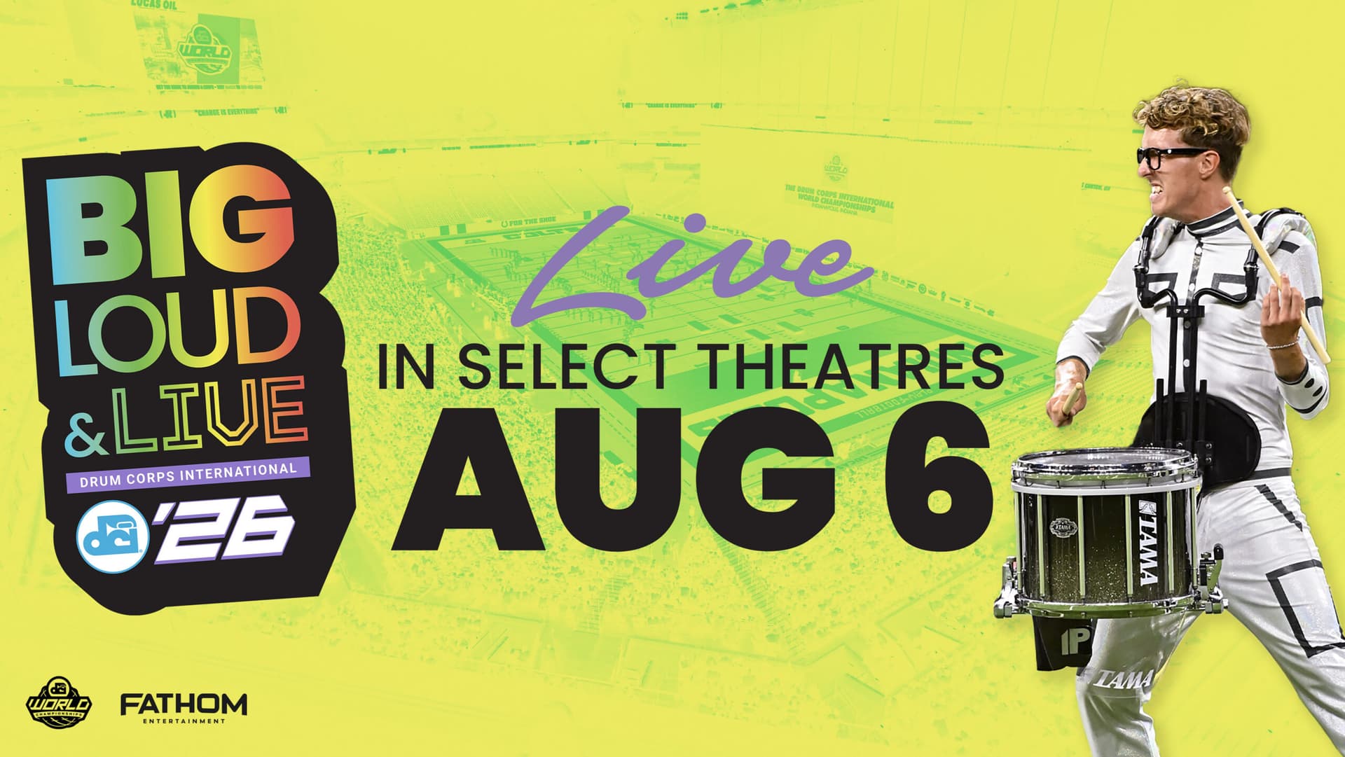 Tickets on sale for 2026 Big, Loud & Live cinema broadcast