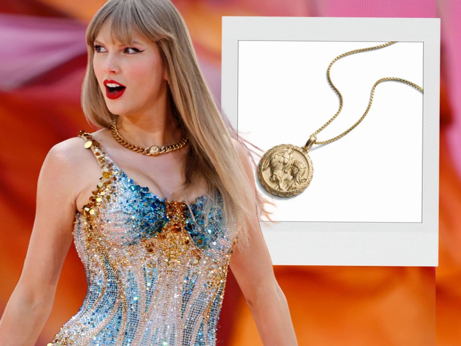 Taylor Swift’s gold goddess necklace inspires affordable lookalikes