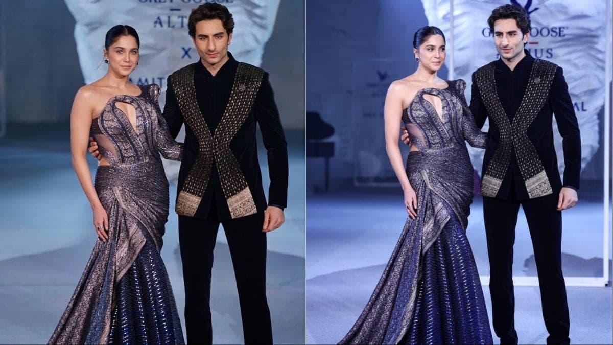 Sharvari and Ibrahim Ignite Amit Aggarwal's Futuristic Couture Runway