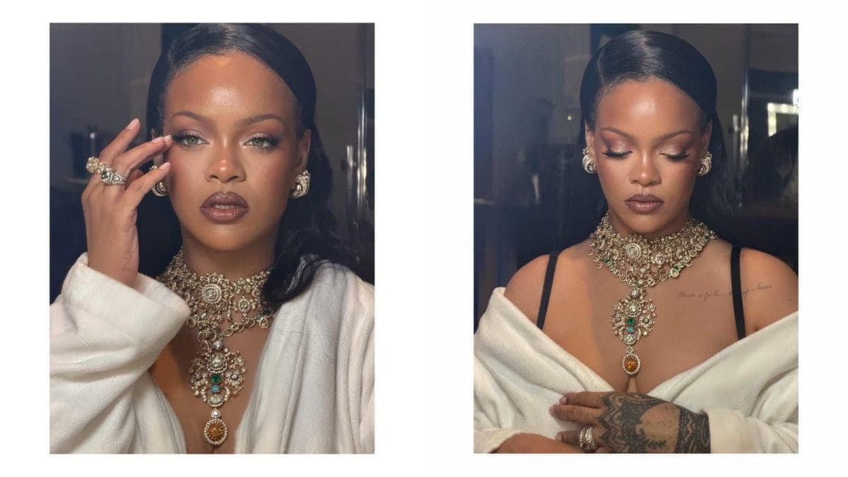 Rihanna turns Sabyasachi high jewellery into streetwear statement