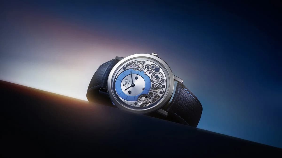 Piaget and Wristcheck unveil 30-piece ultra-thin Altiplano in blue