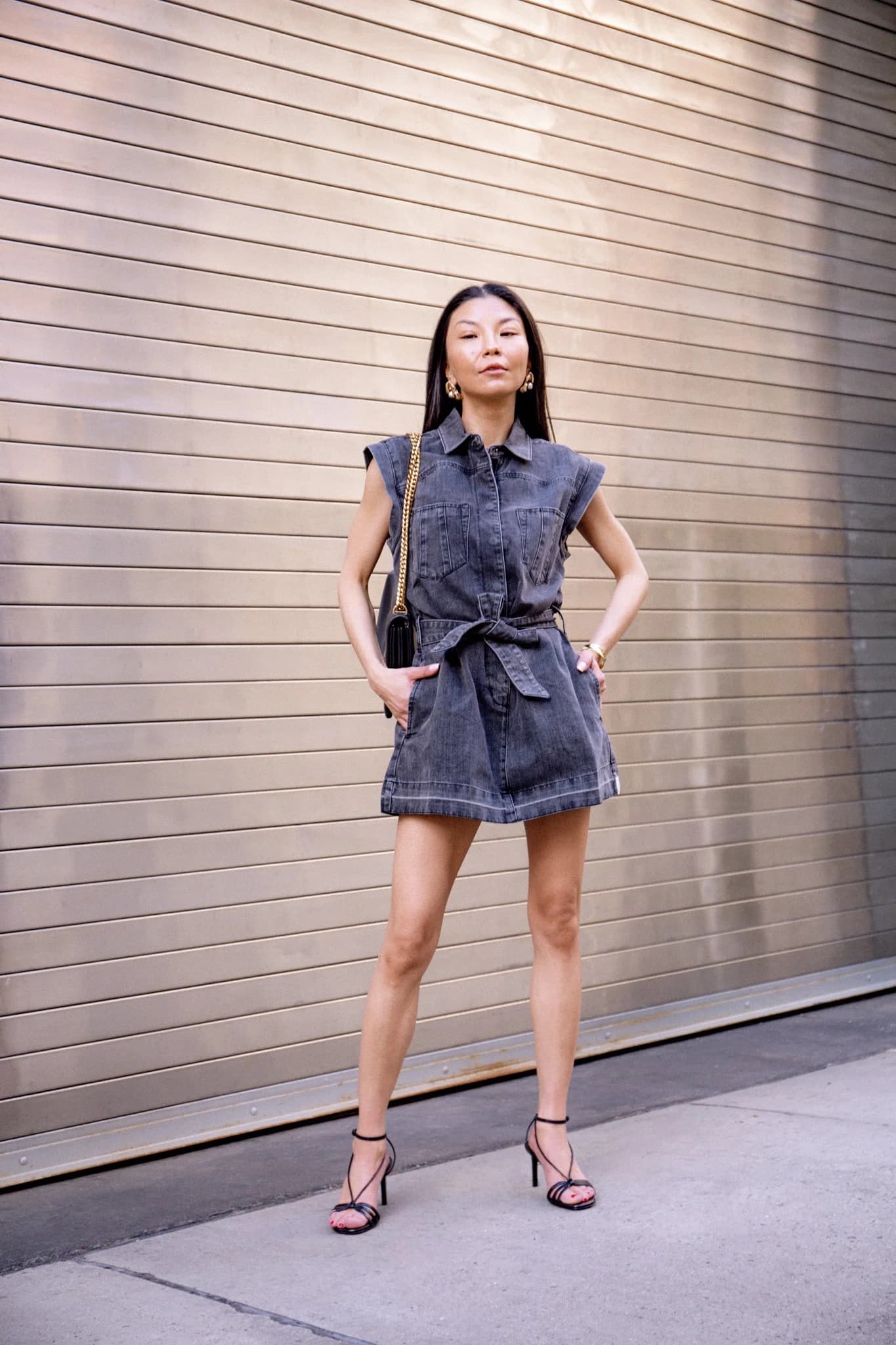 Petite Spring Style, Cropped Jackets and High-Waist Fits Lengthen Silhouettes