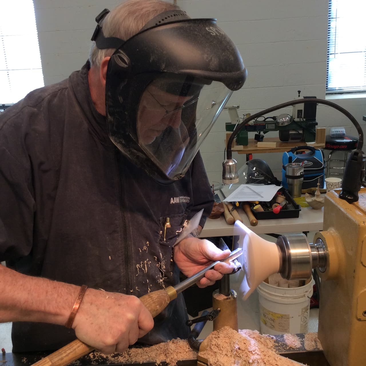 Southern Piedmont Woodturners pack June with turning, workshops, cleaning