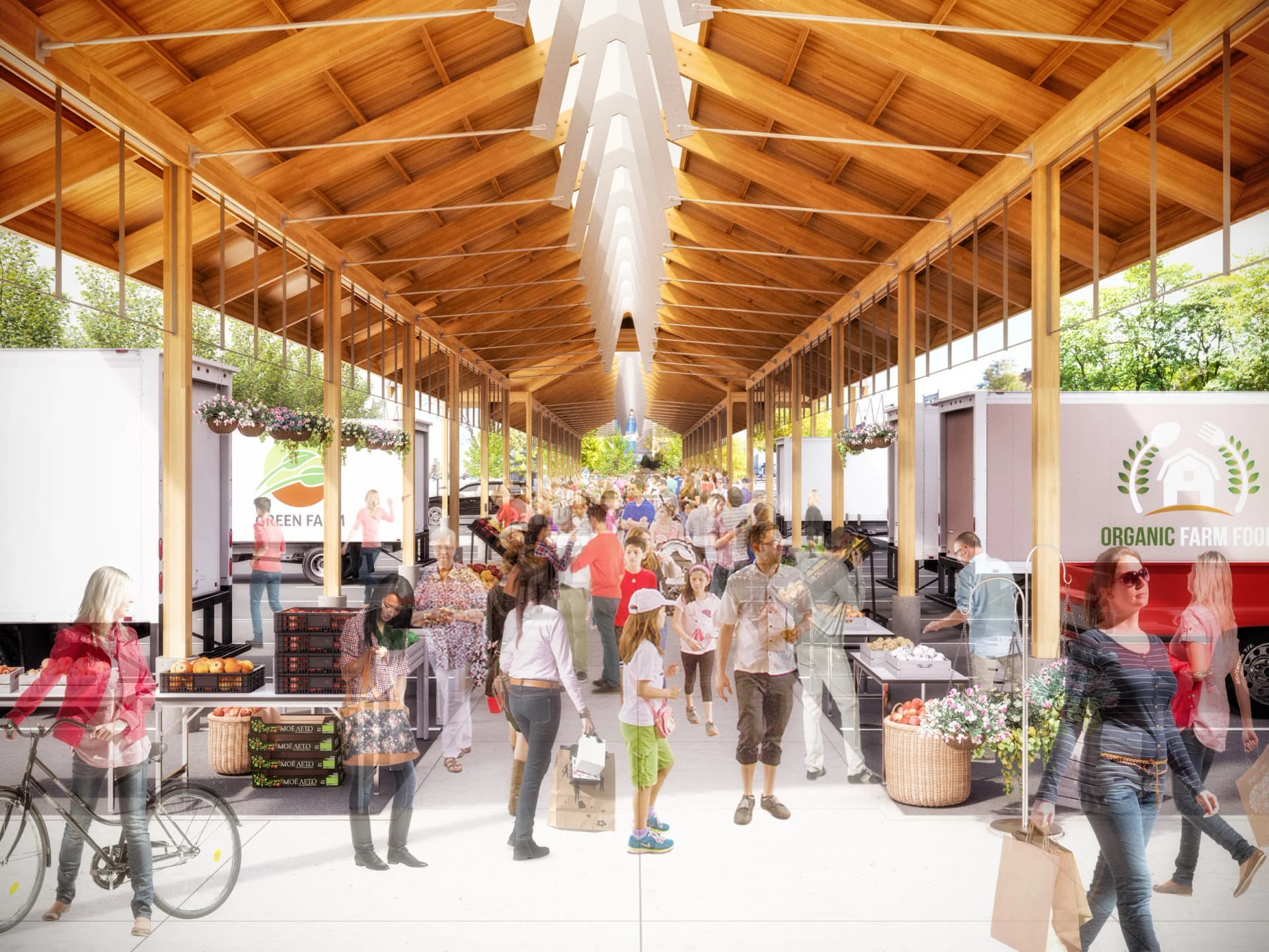 Traverse City Parks Commission reviews final Lot B farmers market pavilion design