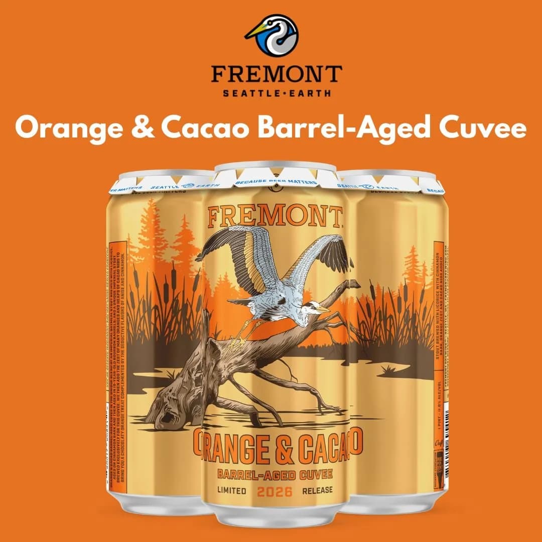 Fremont Brewing Drops Hoppy Kush IPA and Barrel-Aged Orange Cacao Cuvée This Spring