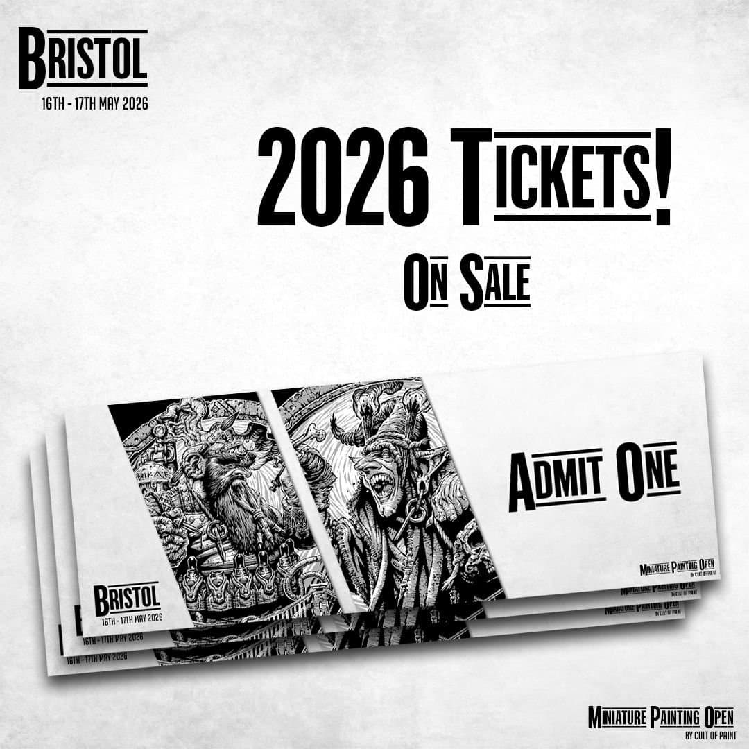 Cult of Paint's Miniature Painting Open brings Bristol 2026 weekend event