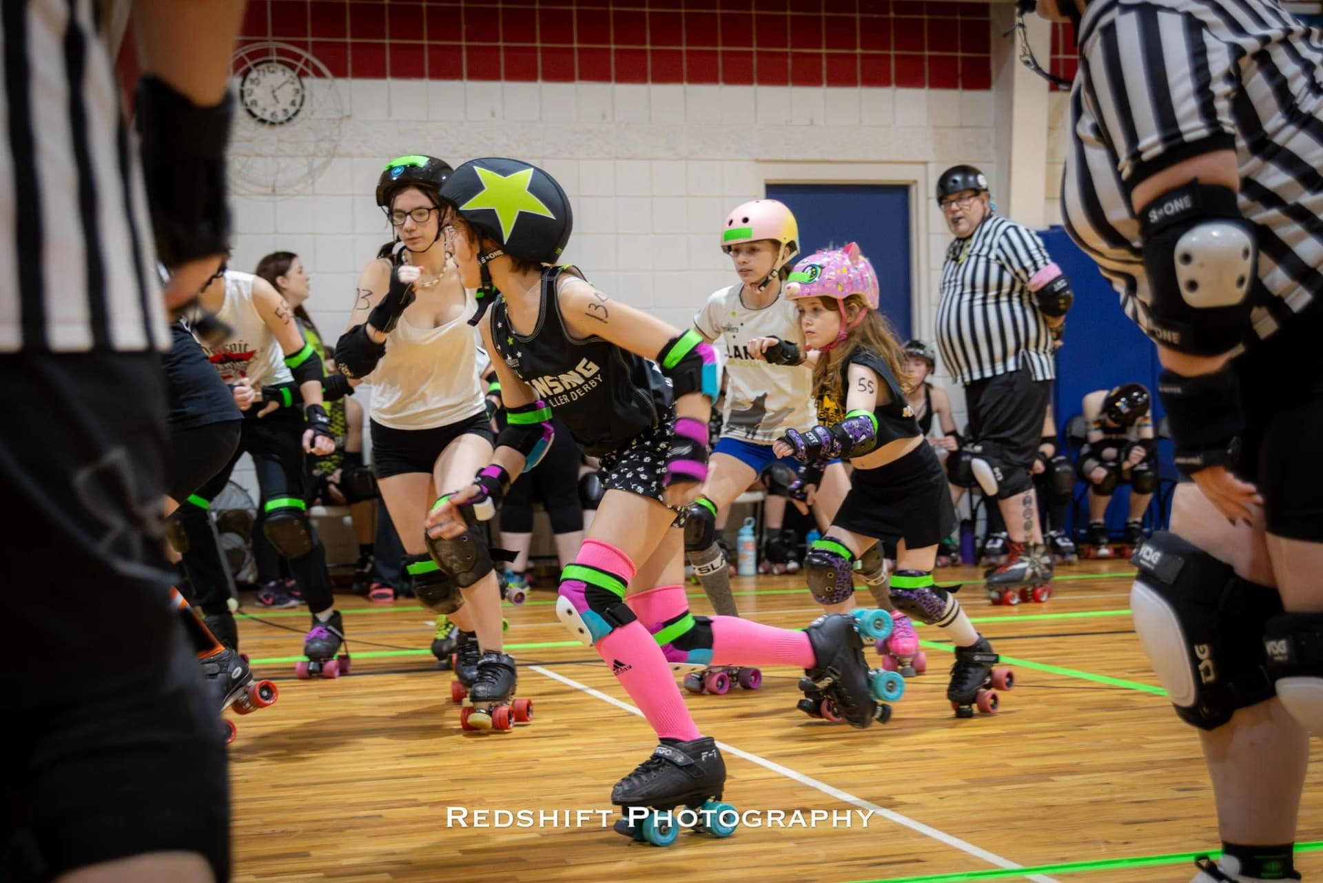 Lansing Roller Derby packs junior bouts and charity drive into season night