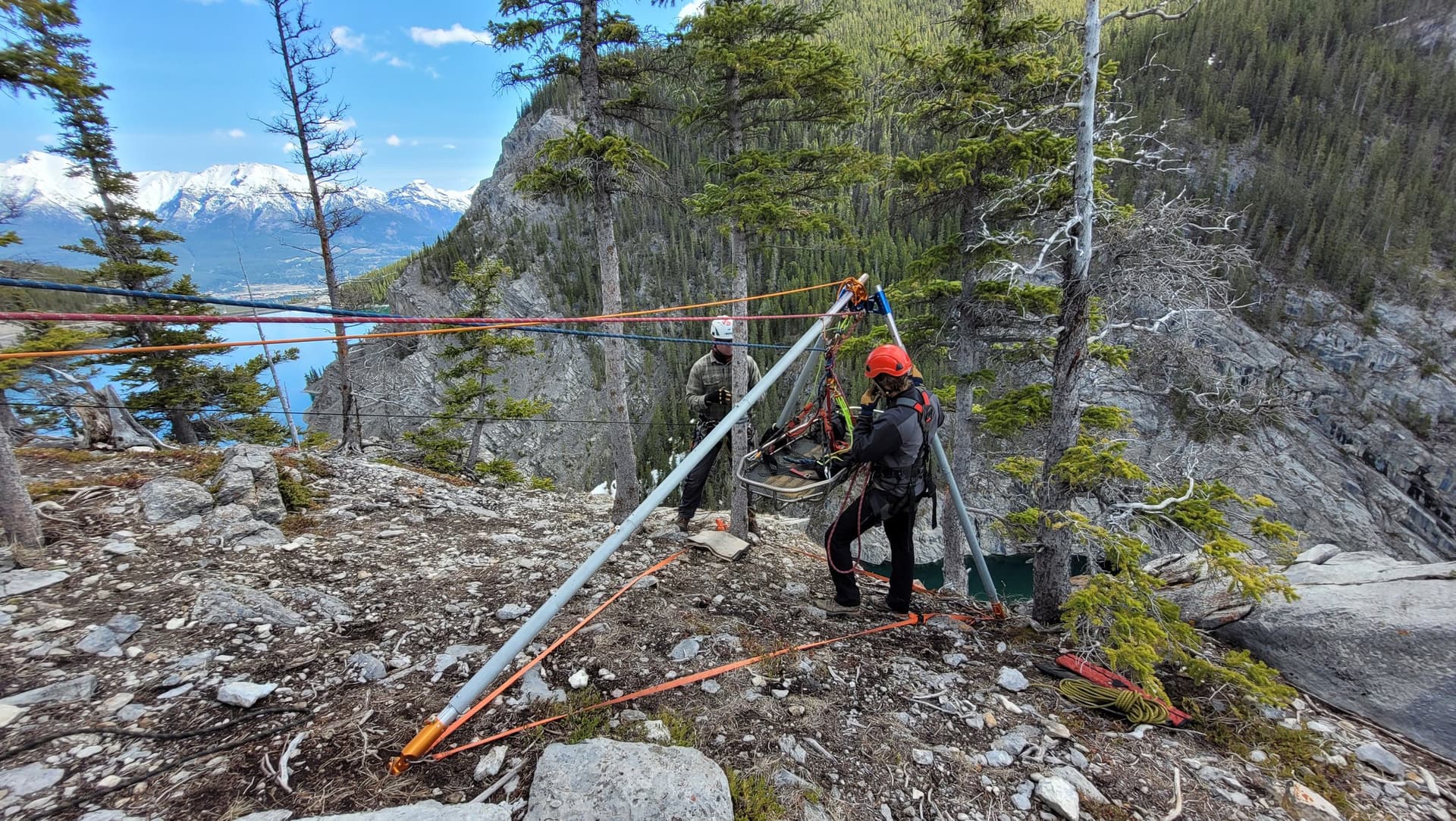88-year-old man rescued after 30-foot fall near Caribou River