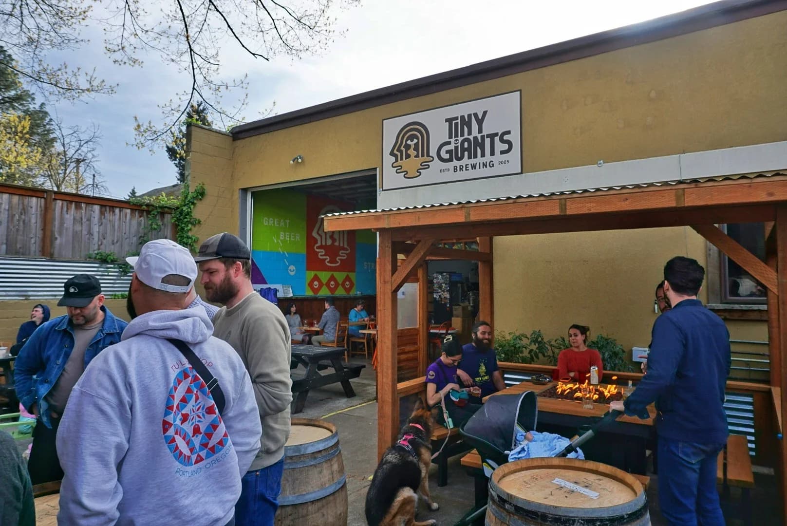 Tiny Giants Brewing nears Northeast Portland home with visible 10-barrel brewhouse