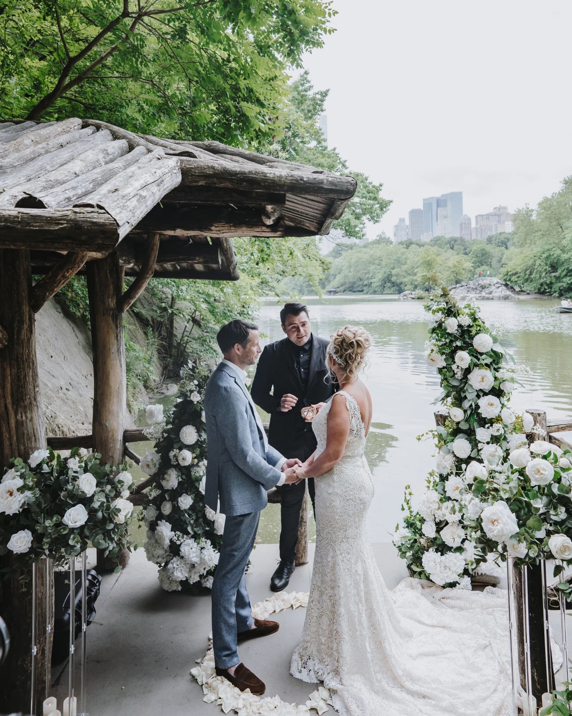 Yvonne Connolly Weds in Róisín Linnane Gown, Riding the Subway to Central Park