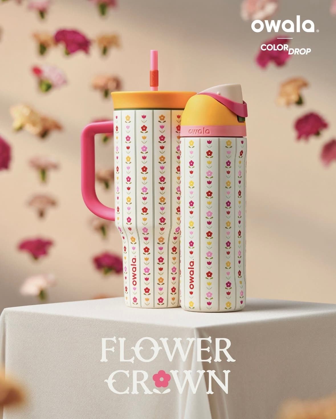 Owala’s Mother’s Day Garden ColorDrop launches limited-edition FreeSip Sway, Little Sprout