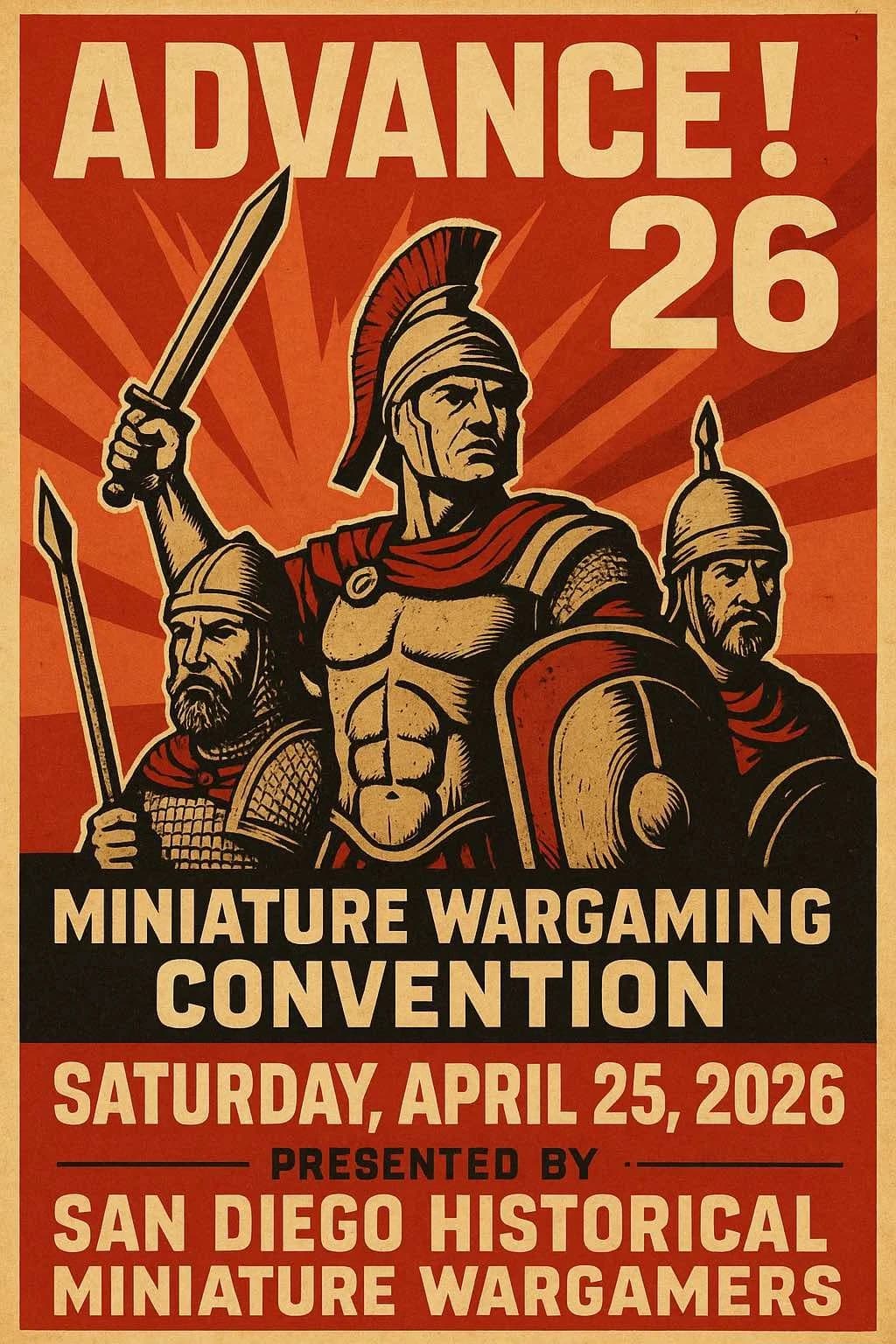 Advance! 2026 expands miniature painting categories at La Mesa convention