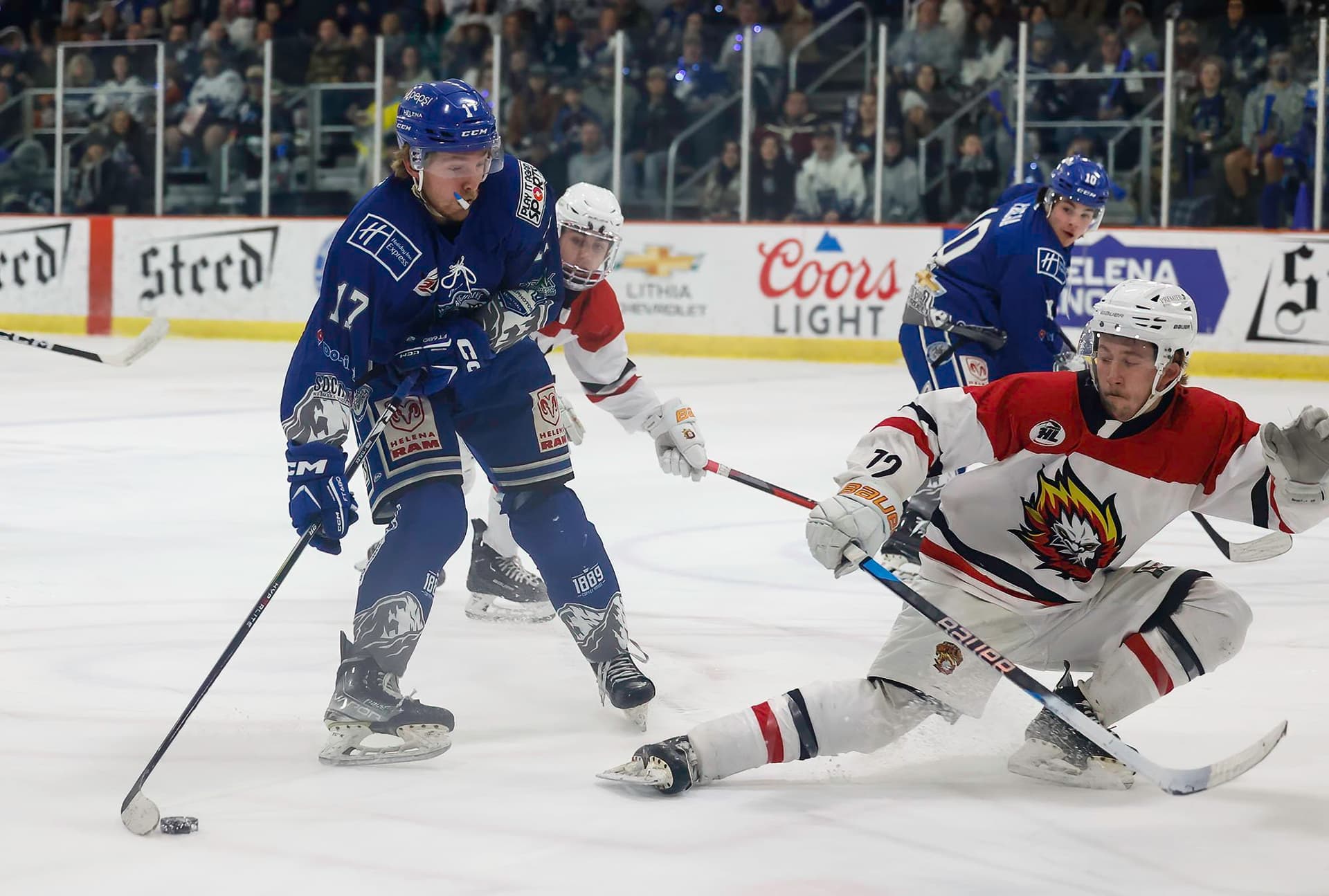 Helena Bighorns Blank Bozeman Ice Dogs 5-0 in NA3HL