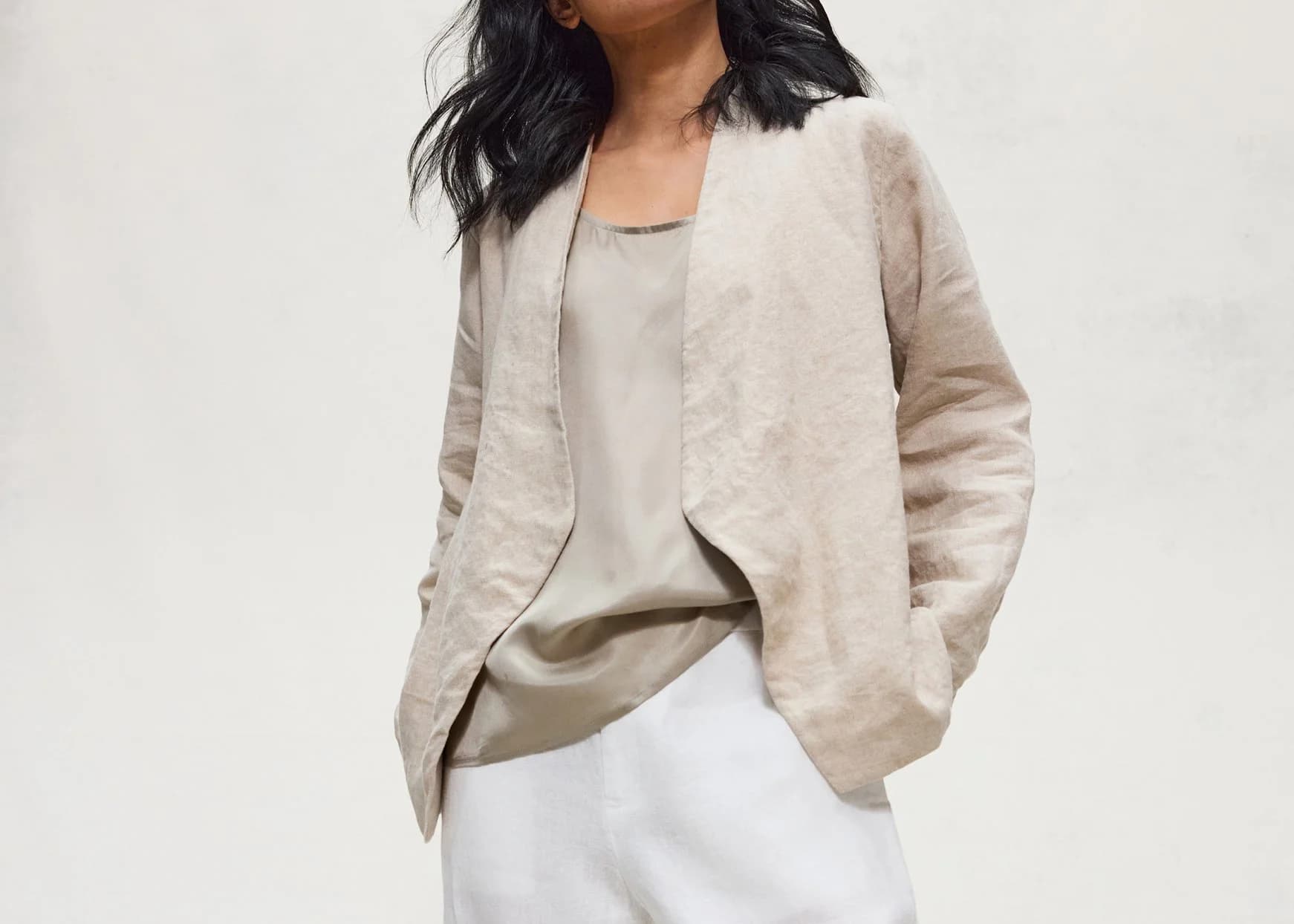 EILEEN FISHER's Life in Linen Updates Coastal Grandmother Staples for Spring/Summer 2026
