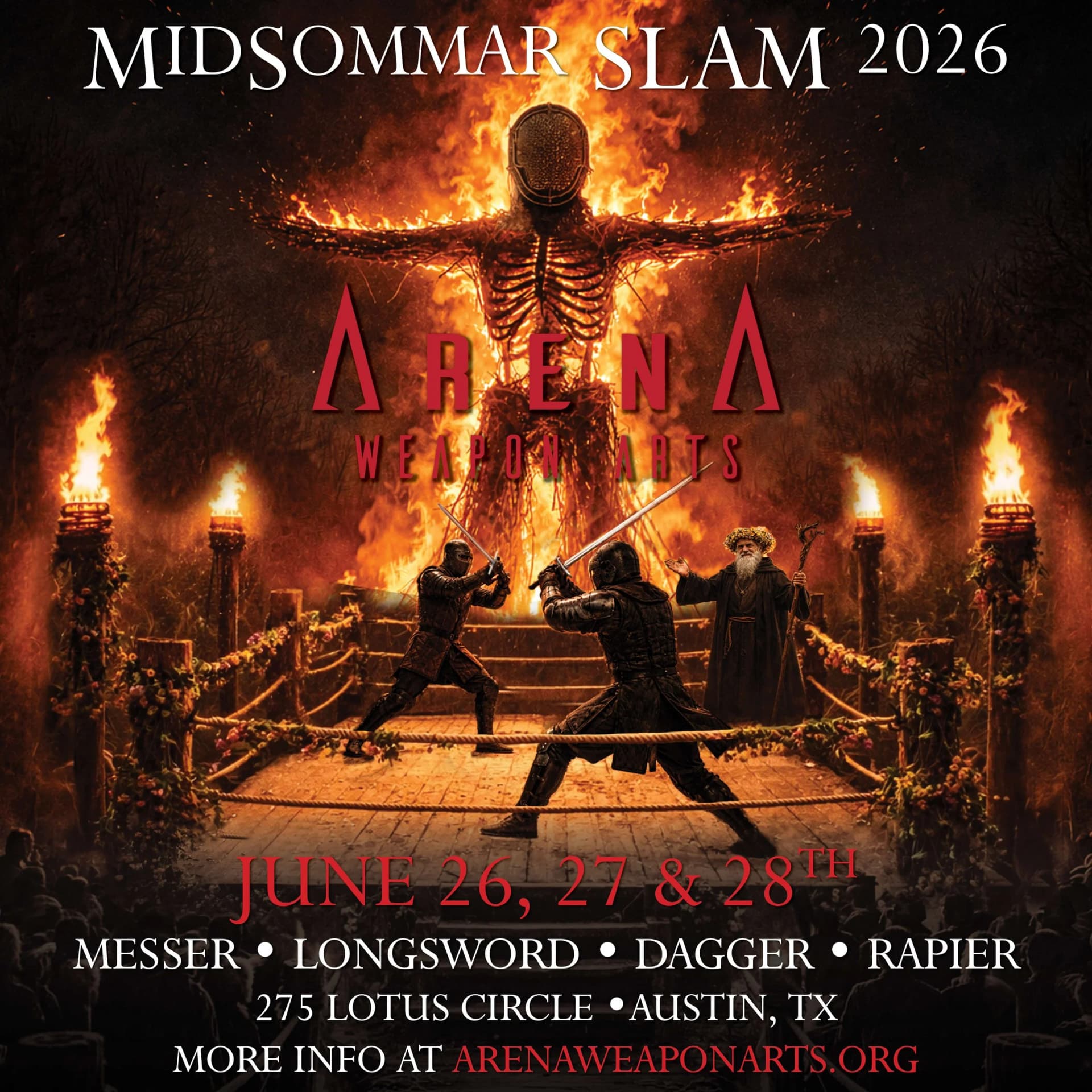 Midsommar Slam 2026 adds workshops and free sparring to HEMA weekend