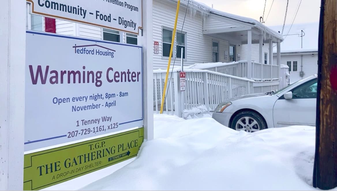 Brunswick warming center helps man rebuild after 14-hour winter walk