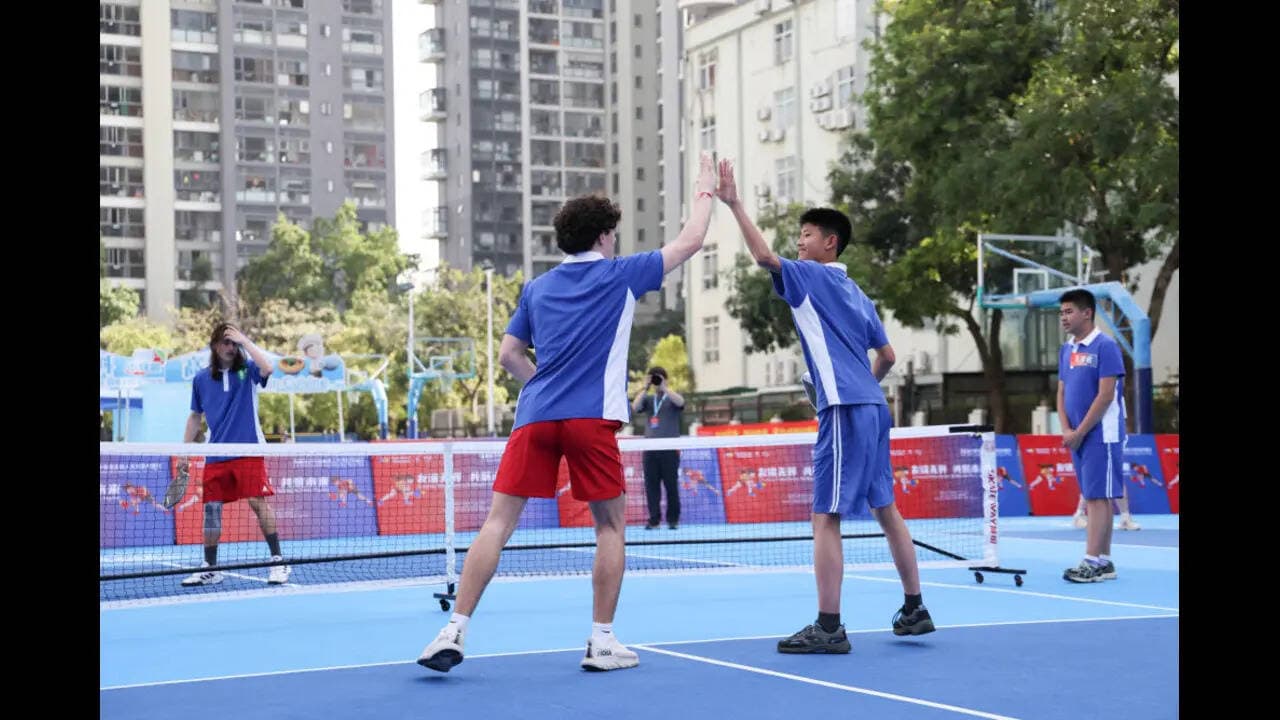 China-U.S. pickleball event in Ganzhou builds youth ties