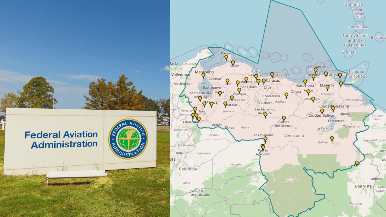 FAA Bans U.S. Civil Flights Over Venezuela Amid Military Activity