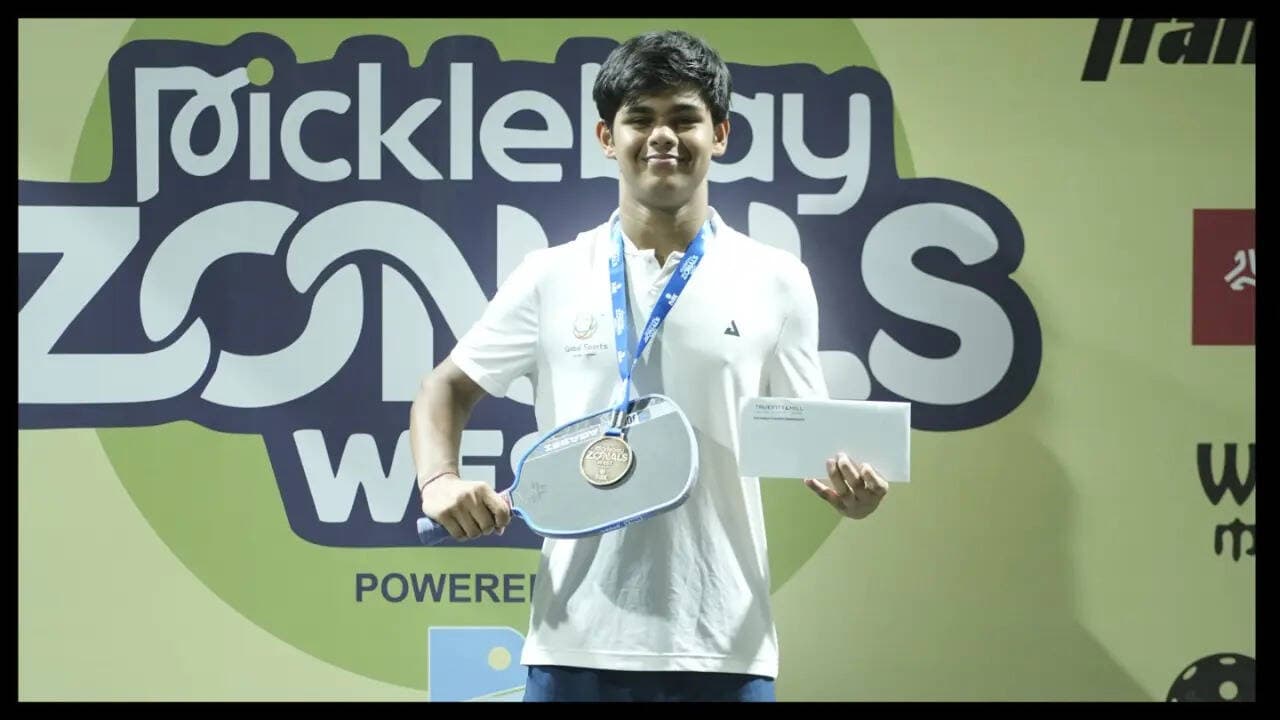 15-Year-Old Arjun Singh Stages Comeback to Win PickleBay Zonals Pro Title