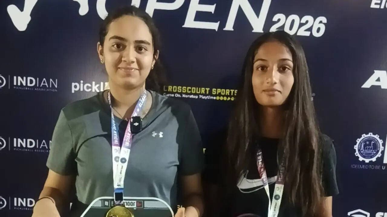 Anushka Chhabria, Mahika Rathod Clinch U16 Girls Doubles Gold at Indian Open 2026